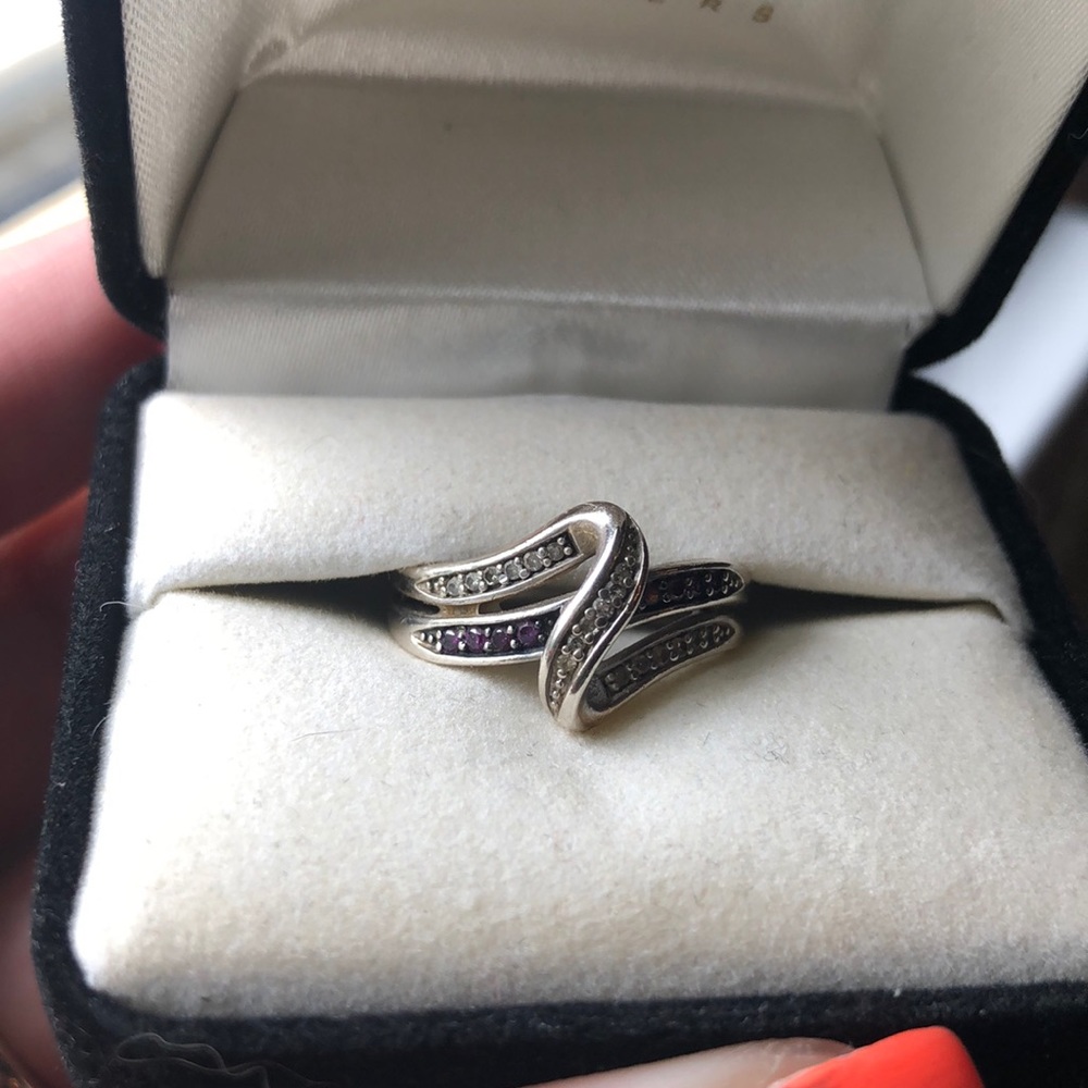 AMETHYST DIAMOND RING 💜 - Picture 2 of 5
